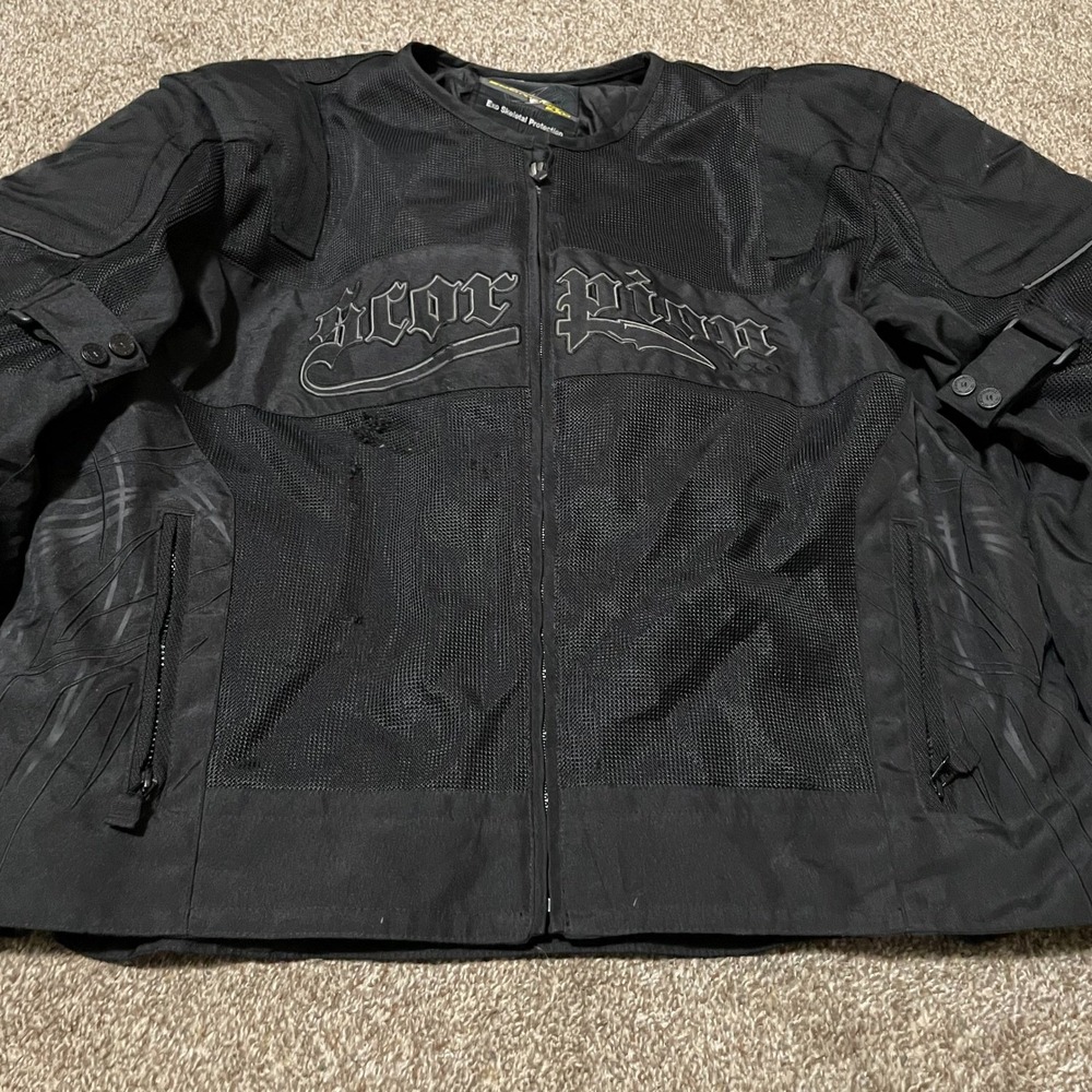 Scorpion Get Stung Motorcycle Jacket 3XL Water Resistant Exo Skeletal Protection
